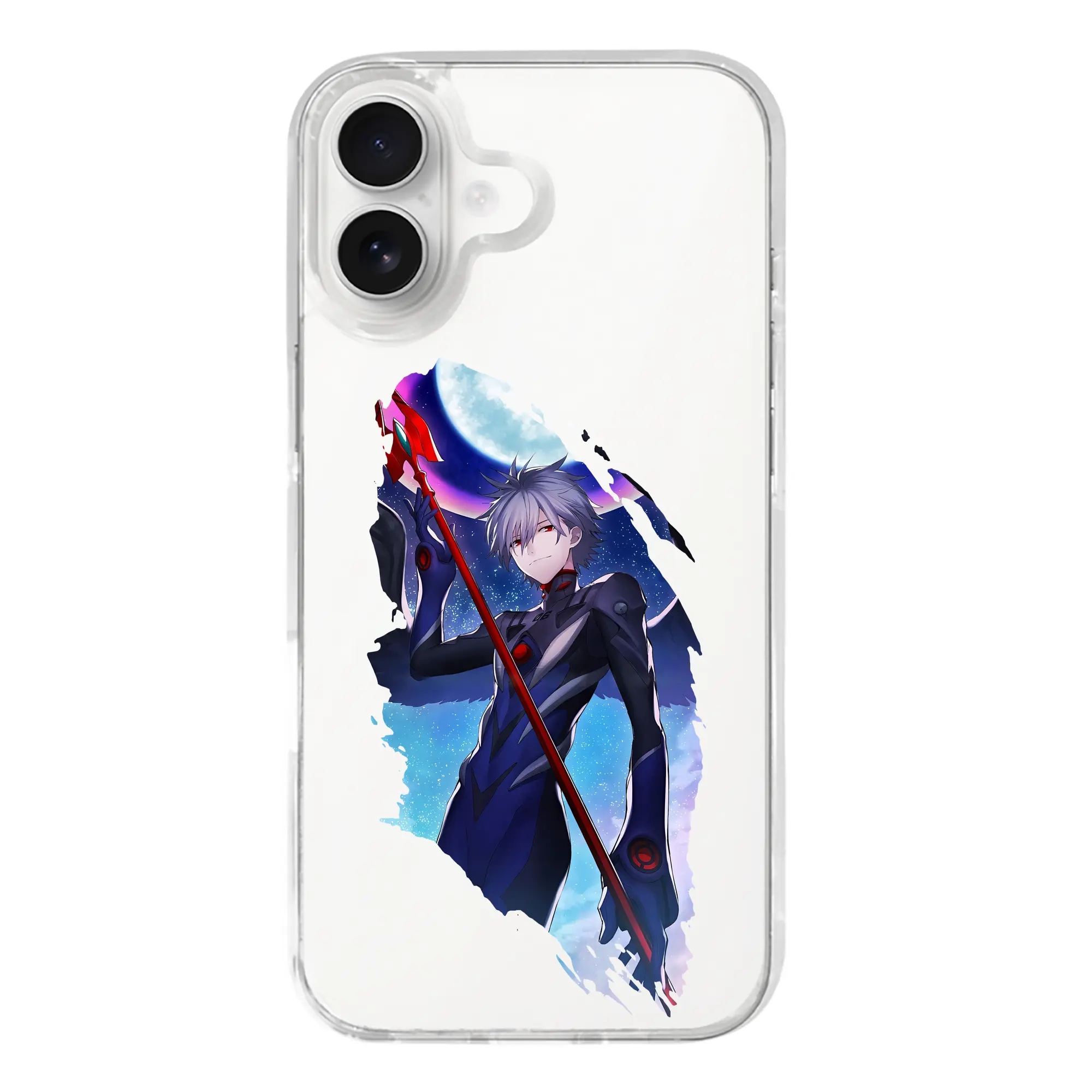 エヴァンゲリオン グッズ,渚カヲル - iPhone 17シリーズ 透明スマホケース – 薄型・耐衝撃・精密フィット保護カバー